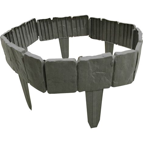 Clôture de jardin décorative en plastique recyclable, barrière de protection pour jardin, cour, pelouse et terrasse. (1/5)