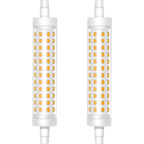 R7s 118mm LED Bulb, Warm White 3000K 12W Double Ended Linear Lamp Replaces J118 Halogen Lamp, 1500LM, AC 220V-240V, Non-Dimmable (1/5)