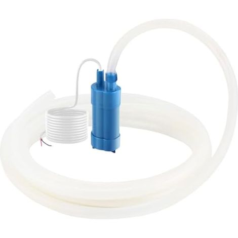 Pompe submersible 12 V 600 l/h avec tuyau de 5 m et hauteur de refoulement de 5 m pour eau douce de camping-car (1/5)