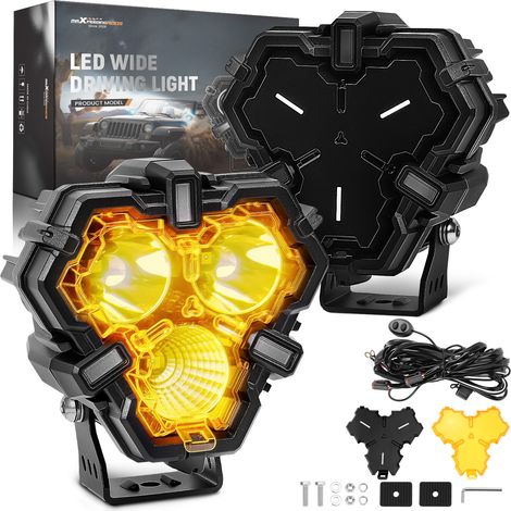 LED Work Light 120W Spot Beam DRL IP68 For SUV 4x4 Tractor Construction (1/5)