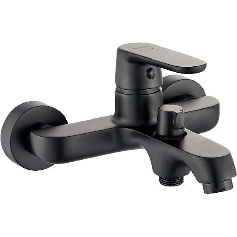 Grifo de bañera de pared Dima Black (1/2)