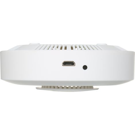 Moniteur intelligent de qualité de l'air intérieur avec application, alarme et enregistreur de données pour la mesure des COV, du dioxyde de carbone (CO2), de la température et de l'humidité. (1/5)