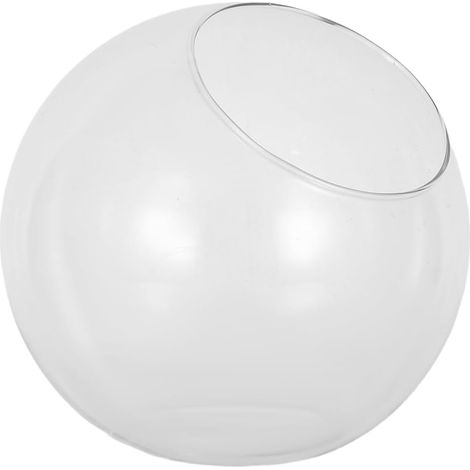 Mini Bouteille en Verre Micro-Paysage Terrarium Verre Incliné Transparent 5.71X5.71X5.91 in Contenant pour Plantes Décoration De Bureau Salon Chambre DIY (1/5)
