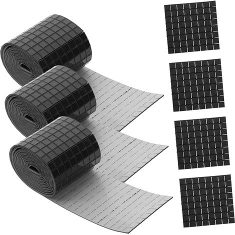 12 Rouleaux d'Autocollants pour Carrelage Auto-Adhésifs, Décoratifs en Verre Miroir, Résistants à L'Usure, Faciles à, Cuisine et Salle de Bain (1/5)