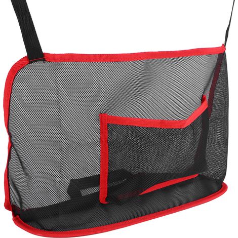 Organizer-Etui für Handtaschen, Aufbewahrungsnetz aus Polyester-Netzgewebe für die Autositzlehne, Innenraum-Accessoire mit roter Tasche (1/5)