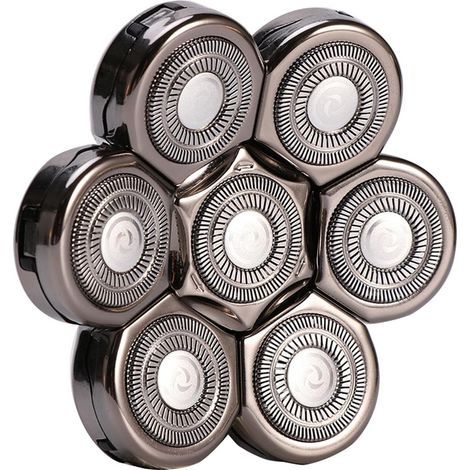 electric razor heads, washable replacement floating blade for men (silver) (1/5)