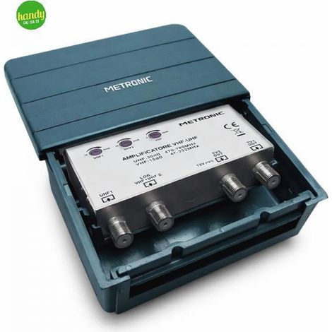 Amplificatore/accoppiatore TV Metronic UHF/VHF