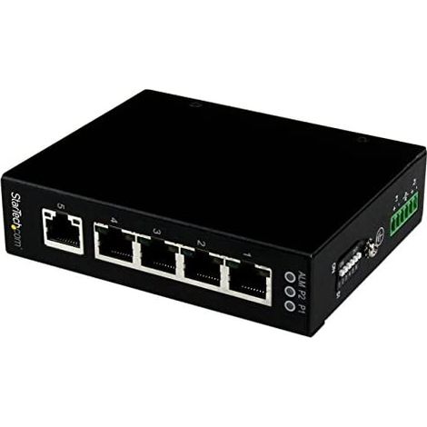 StarTech.com IES51000 commutateur réseau Non-géré Gigabit Ethernet (10/100/1000) Noir (1/4)