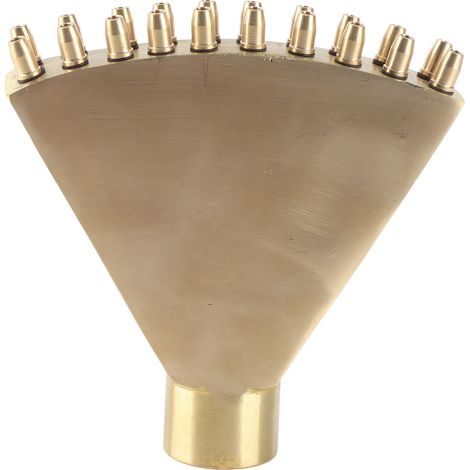 Aspersor de latón para fuente, rosca interna G1, chorro ajustable para diseño de jardines. (1/5)