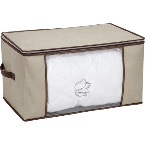 Bolsa de almacenamiento, diseño plegable, ventana transparente, 604530cm (1/2)
