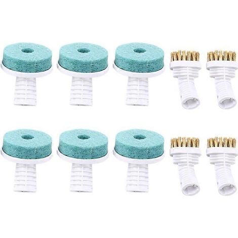 Pièces de rechange pour aspirateur vapeur portatif Deerma ZQ600 ZQ610 : têtes de brosse pour l'élimination des moisissures et de la poussière (1/2)