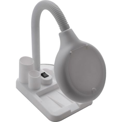 Lampe loupe LED, loupe 5x10x et lampe de table/bureau, loupe portable et réglable (1/5)