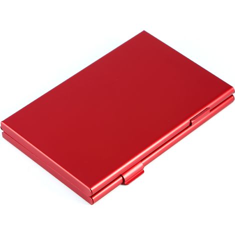 Boîtier de rangement portable en aluminium pour 6 cartes mémoire SD, étui de protection facile à transporter (1/5)