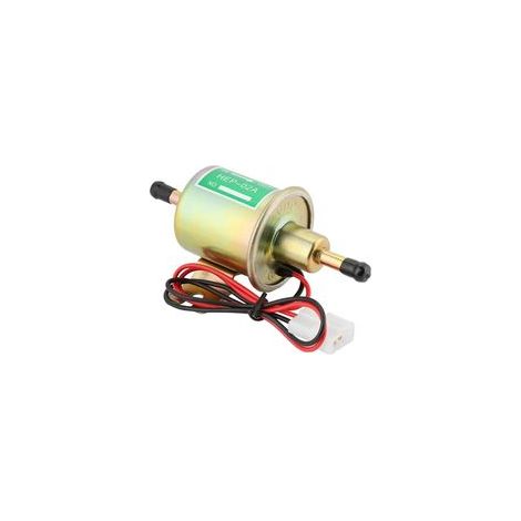 Pompe à carburant électrique basse pression 12V – Débit 70 L/h – Pression 3-6 PSI – Aluminium durable – Kit d'installation inclus - HEP02A