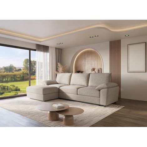 Canape dangle convertible avec coffre de rangement en velours (1/5)