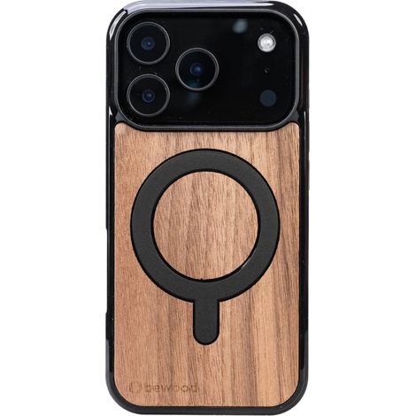 Custodia in legno Bewood per iPhone 17 Pro in noce americano con MagSafe (1/3)