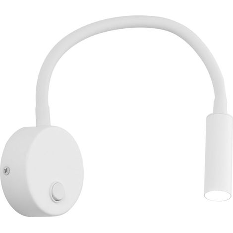 Applique métal G9 Flexarm H: 45 cm avec interrupteur blanc (1/5)