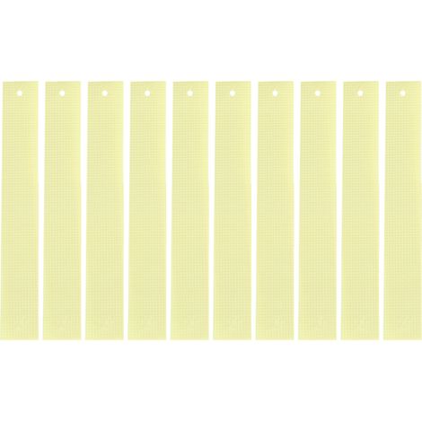 Kit de 20 bandelettes de fluvalinate pour l'élimination du varroa dans les ruches.