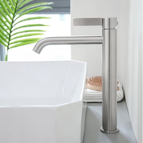 Mitigeur Lavabo Salle de Bain Haut, Robinet Lavabo Vasque à Poser (1/5)