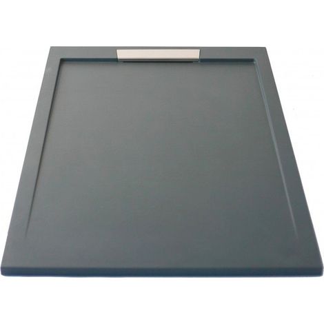 Receveur de douche extra plat NEO INOX Gris ardoise Ral 7016 90X160 (1/5)