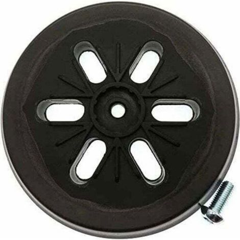 Disque de ponçage - 150 mm - Pour ponceuse orbitale à plateau - Diamètre 150 mm - Plateau de support à 6 trous - Lot de 1 (1/5)
