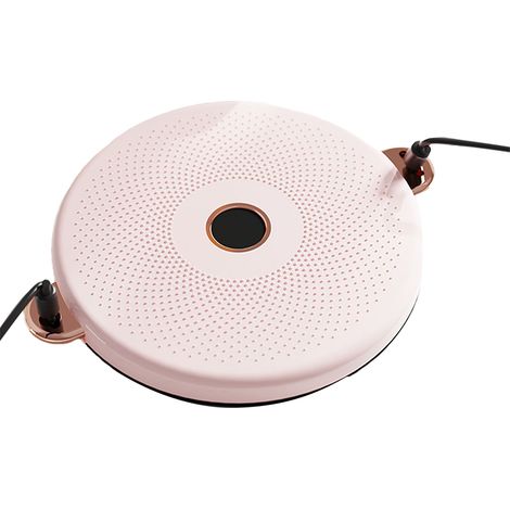 Tapis Twister antidérapant PP et ABS, machine de torsion abdominale légère facile d'utilisation, corde de traction rose fitness (1/5)