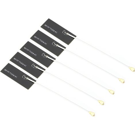 5 antennes 2,4 GHz et 5 GHz intégrées pour carte Wi-Fi sans fil avec interface IPEX1 (1/5)