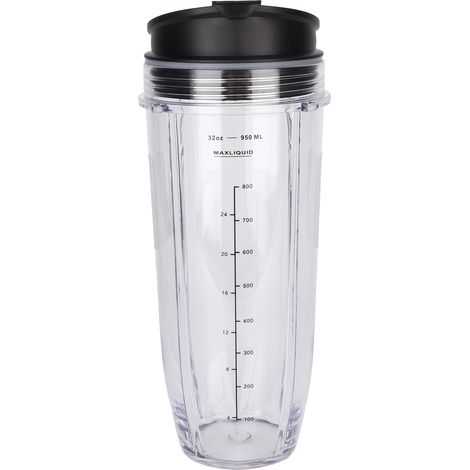 Gobelet de Rechange Nutri Ninja 32oz avec Couvercle Hermétique en PP Sans BPA Compatible Mixeur Blender Accessoire (1/5)