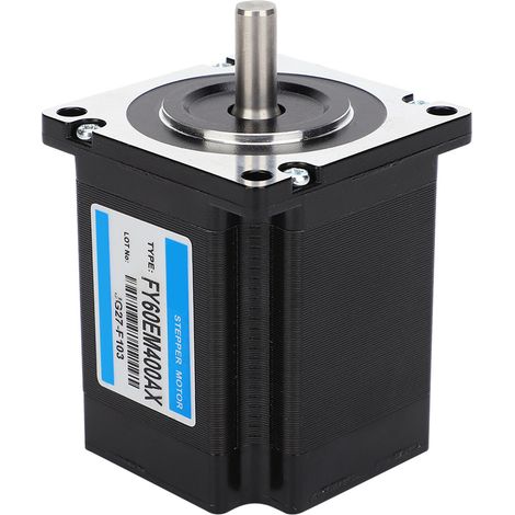 Moteur pas-à-pas NEMA24 2 phases 60mm 1.8° 3.2Nm, moteur électrique de remplacement pour imprimante 3D, axe 8mm, couple élevé, bobinage 3A, compatible CNC, remplaçant direct. (1/5)