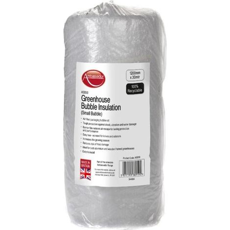 Filiyano-Isolation à bulles pour petites plantes Ambassador UV 30 m x 750 mm Transparent 30 m x 750 mm