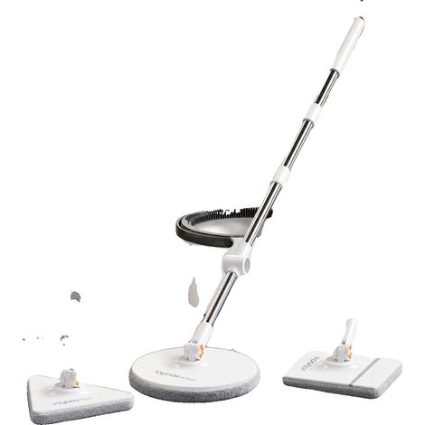 Ensemble de Seau et Balai, Système Auto-Nettoyant, Polyvalent pour Utilisation Humide et Sèche, MULTI (1/2)