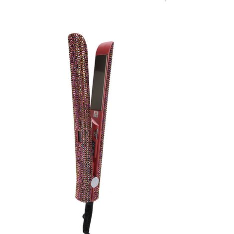 Fer à lisser/boucler/coiffeur électrique avec écran LCD, prise américaine, 110 V (1/5)