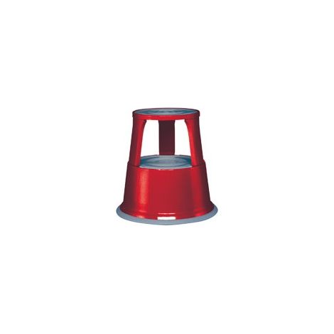 WEDO Taburete con ruedas chapa de acero rojo - 212102 (1/3)