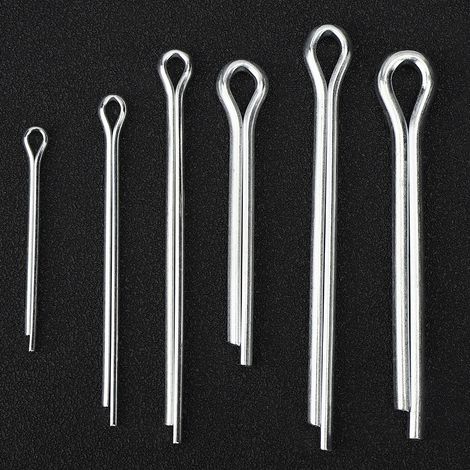 Set mit 144 Stiften inklusive Splinten, Industriebeschläge, Befestigungselemente, Handwerkzeuge (1/5)
