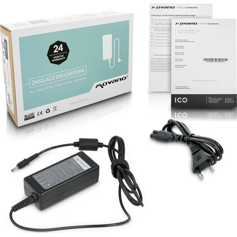 Chargeur secteur pour Asus 19 V 2,37 A 45 W 3,0 x 1,1 mm
