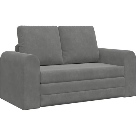 Folding Sofa Bed Dark Grey 148 x 71 x 83 cm Velvet vidaXL