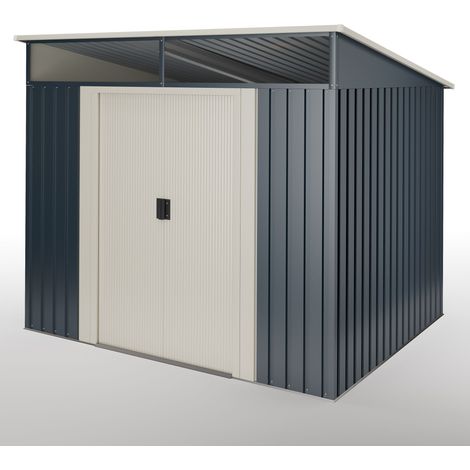 Caseta metal Wasabi Stark 6,6m2 - 10 años de garantía - 279x238x203cm. Cobertizo jardin