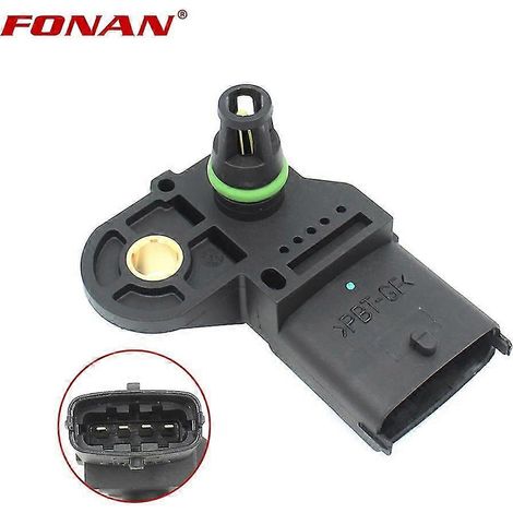 Capteur de pression absolue du collecteur d'admission pour Renault Megane II 1.9 dCi 5 portes Diesel (2002-2009) - Référence : 0281002709 223650754R (1/5)