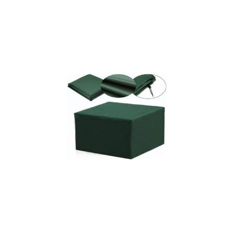 Housse pour mobilier de jardin Housse de protection rectangulaire imperméable pour meubles de jardin, protection contre les UV, 13 tailles (vert) - 150x150x70cm LangRay (1/5)