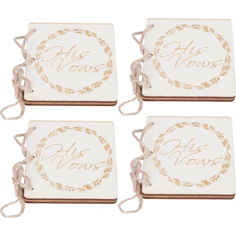 2 Coffrets de Vœux de Mariage, Cartes de Vœux Raffinées, Livrets de Déclaration, Accessoires de Cérémonie, Style 1 (1/5)