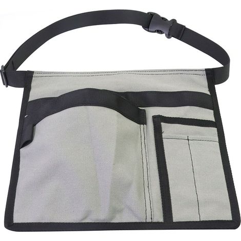 Sac à outils de jardin en tissu Oxford, gris (1/2)