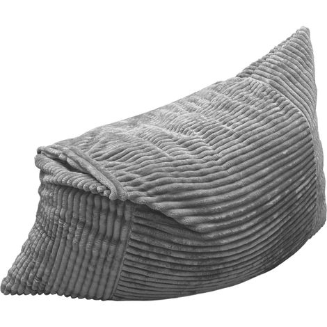 Fauteuil pouf convertible en 3 positions avec housse en velours côtelé doux (1/5)