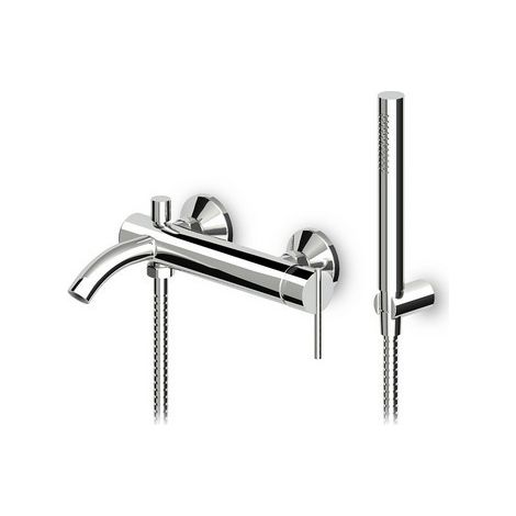 MONOCOMANDO VASCA DOCCIA ESTERNO C/ACCESSORI SERIE ZXS Cromo ZUCCHETTI