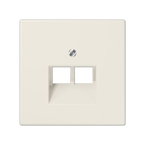 Jung Tapa para bases de conexión IAE/UAE, 2 x 8 polos, termoplástico, Serie LS, blanco LS 969-2 UA (1/5)