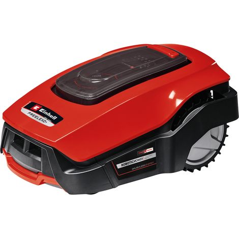 Einhell Robot Tondeuse FREELEXO+ 1200m2 - Solo Power X-Change (18V, Surface 1200m2, application Bluetooth, écran LCD) Livré sans Kit d'installation, sans Batterie ni Chargeur (1/3)