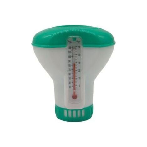 Doseur flottant avec thermomètre pour piscines. pour pastilles de 20 g (1/5)