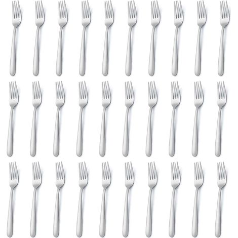 Fourchettes en Acier Inoxydable 36 Pièces, 7,1", Passe au Lave-Vaisselle, pour la Cuisine et la Table (1/5)
