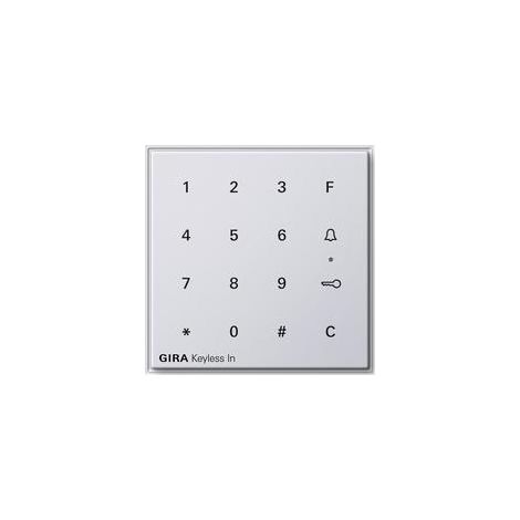 Gira Keyless In tastiera a codice Gira TX44 (WG UP) Bianco puro [260566], 2605 66