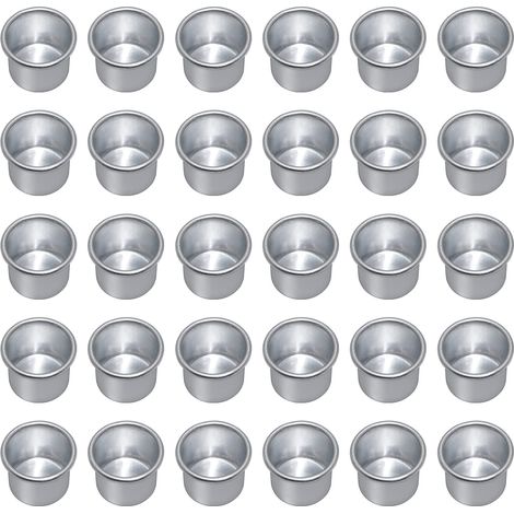 Bougeoirs décoratifs en métal pour bougies sapin, lot de 30, inserts photophores chandeliers