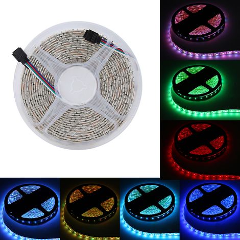 Bande LED RGB 12V 5050 SMD 300 LED à enrouler soi-même pour décoration de fond TV (1/5)